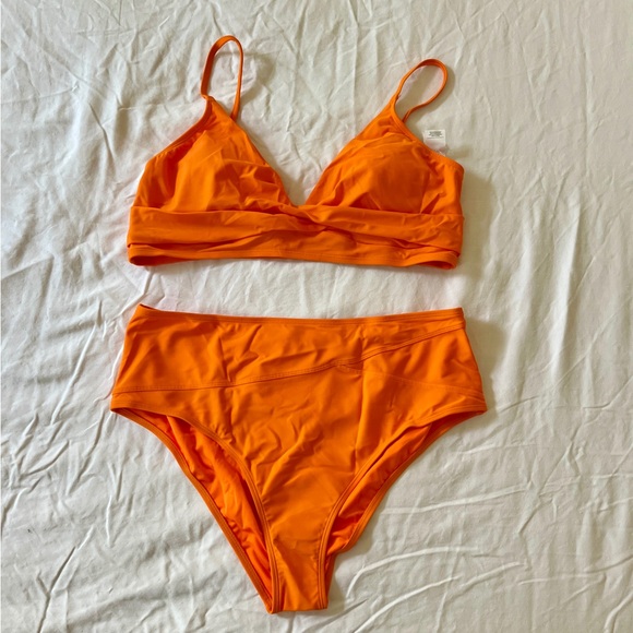 Bright Orange Bikini Cupshe - New with Tags, never worn. - Picture 9 of 9